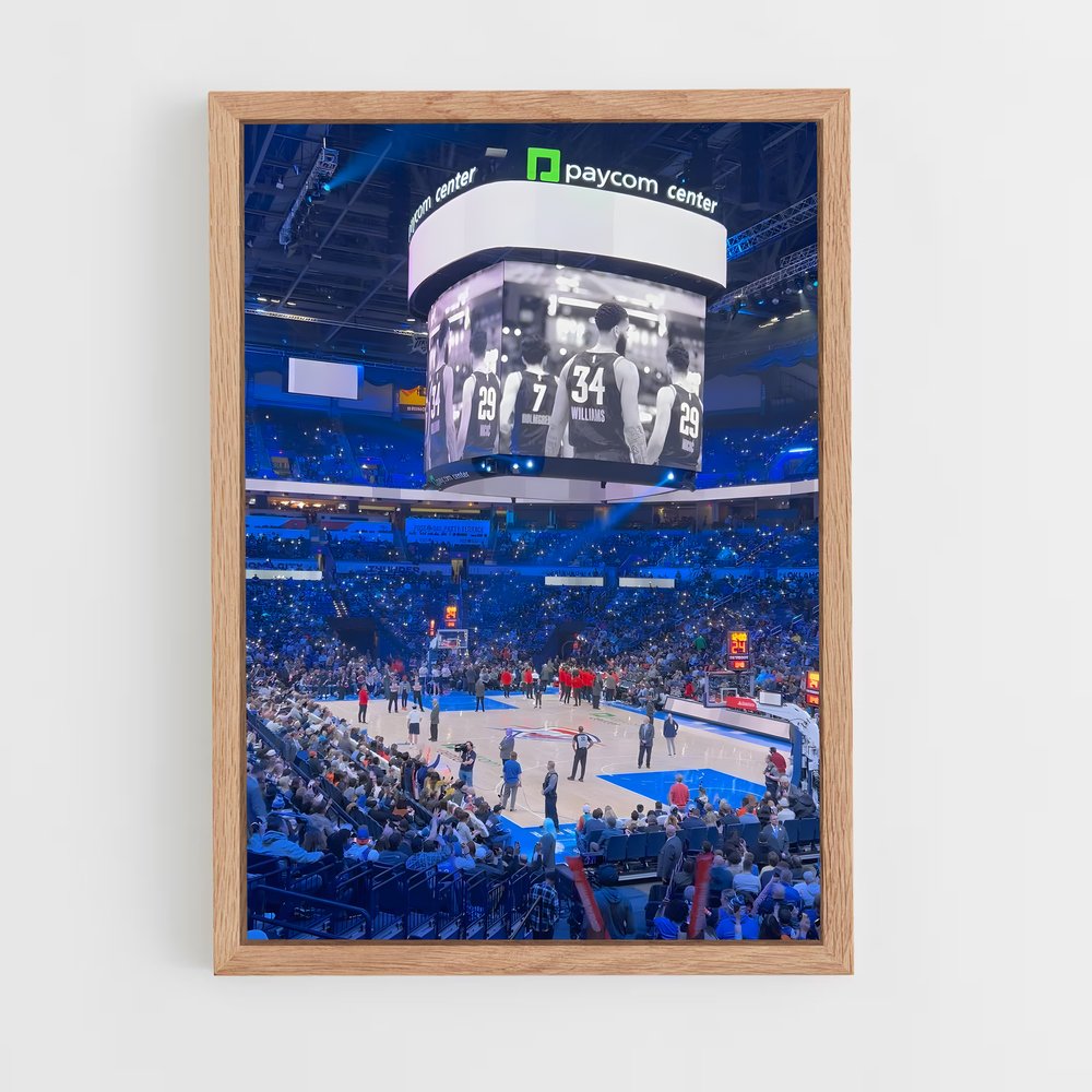 Poster Thunder Arena – affiche Basketball (vue 4)